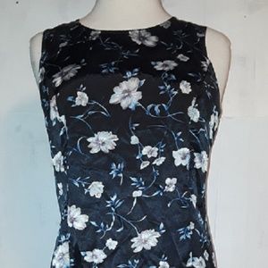 DBY Ltd. Womens Dress Blue Floral Size 8